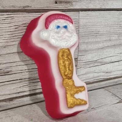 La bombe de bain Clé du Père Noël NE CONTIENT PAS DE CLÉ EN MÉTAL À L'INTÉRIEUR