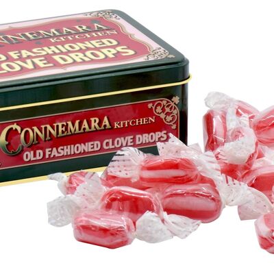 Tin of clove drop sweets