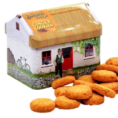 Connemara cottage tin of ginger cookies