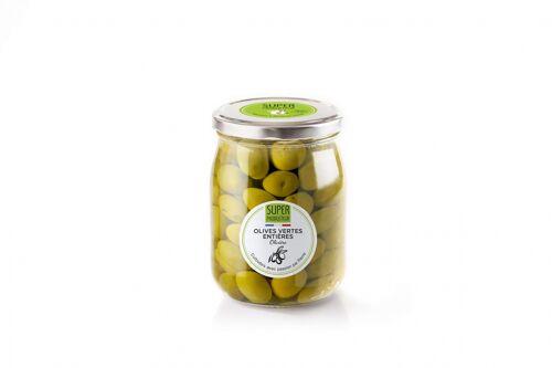 Olives Vertes Entières Olivière - 540g / PROMO