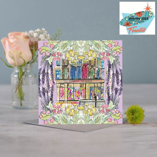 Harvey Nichols In Full Bloom Greetings Card