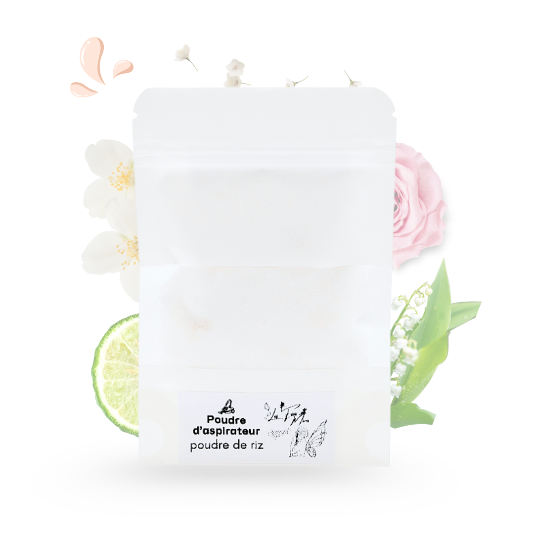 Vacuum cleaner powder, rice powder
