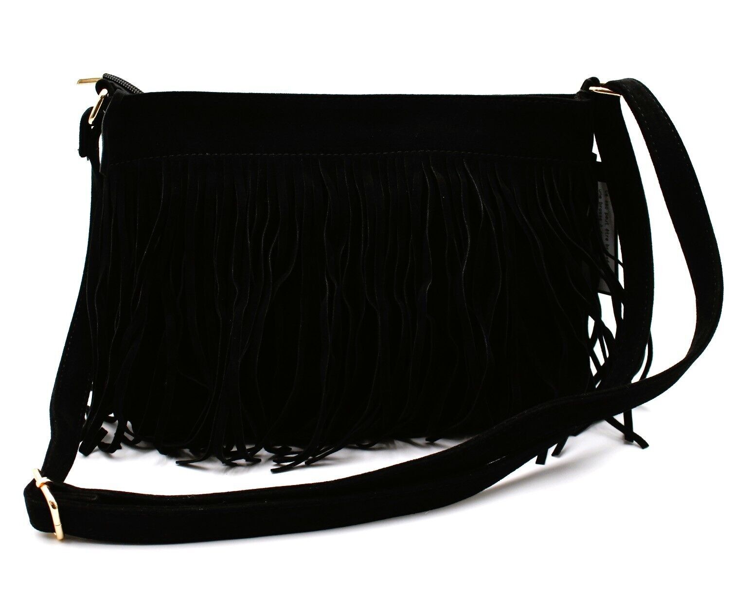 Fransentasche aus Nubukleder