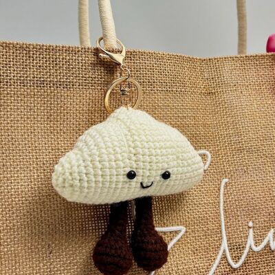 Grigri accessoires de sac et porte-clé en crochet Nuage PC029HZ