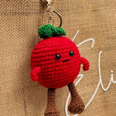Grigri accessoires de sac et porte-clé en crochet Tomate PC030HZ
