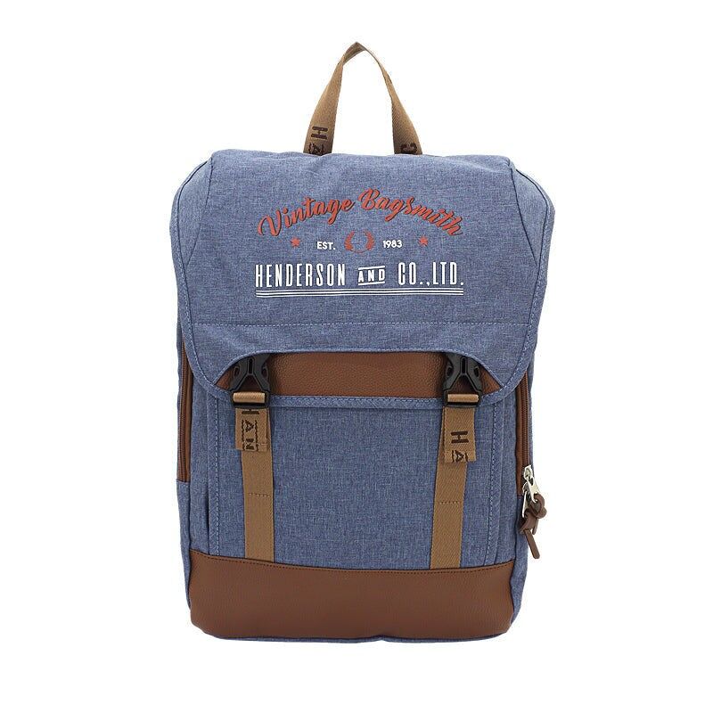 HERITAGE Slim backpack with many compartments