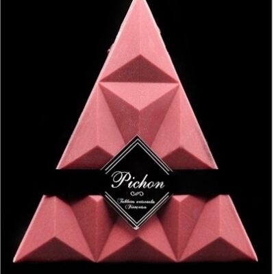 Triángulo de chocolate rubí (embalaje negro)