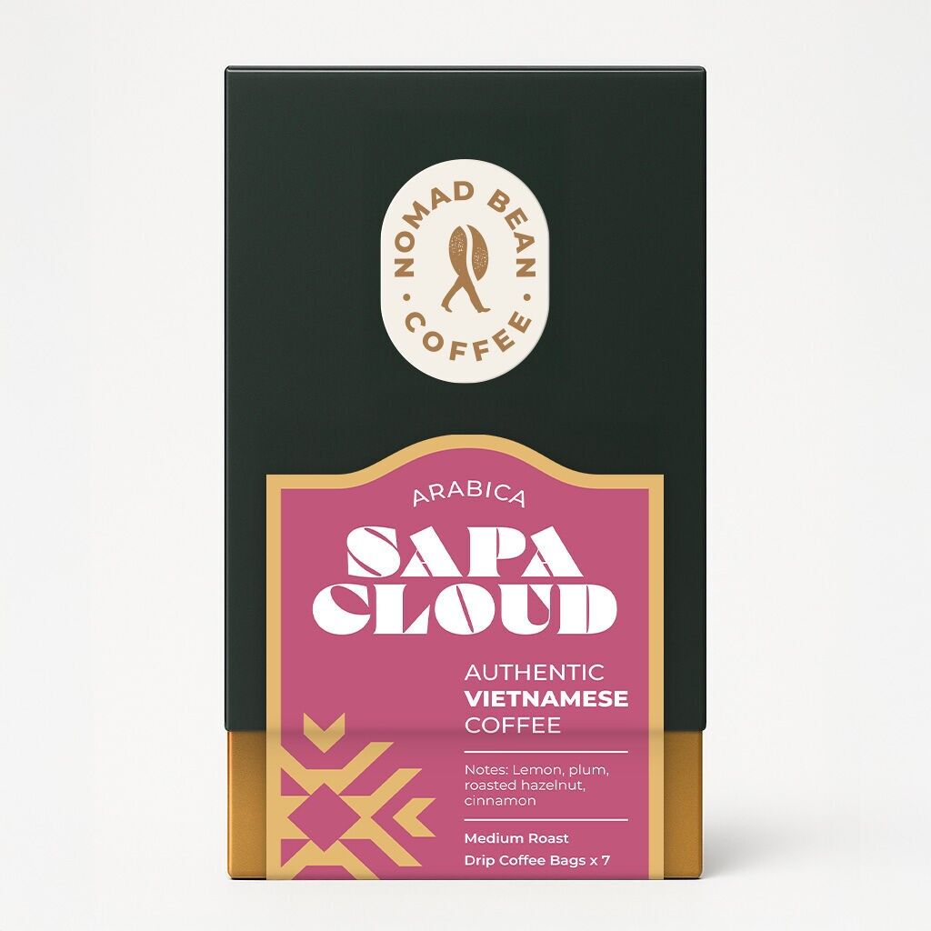Sapa Cloud – Sachets de café filtre Arabica vietnamien (lot de 7)