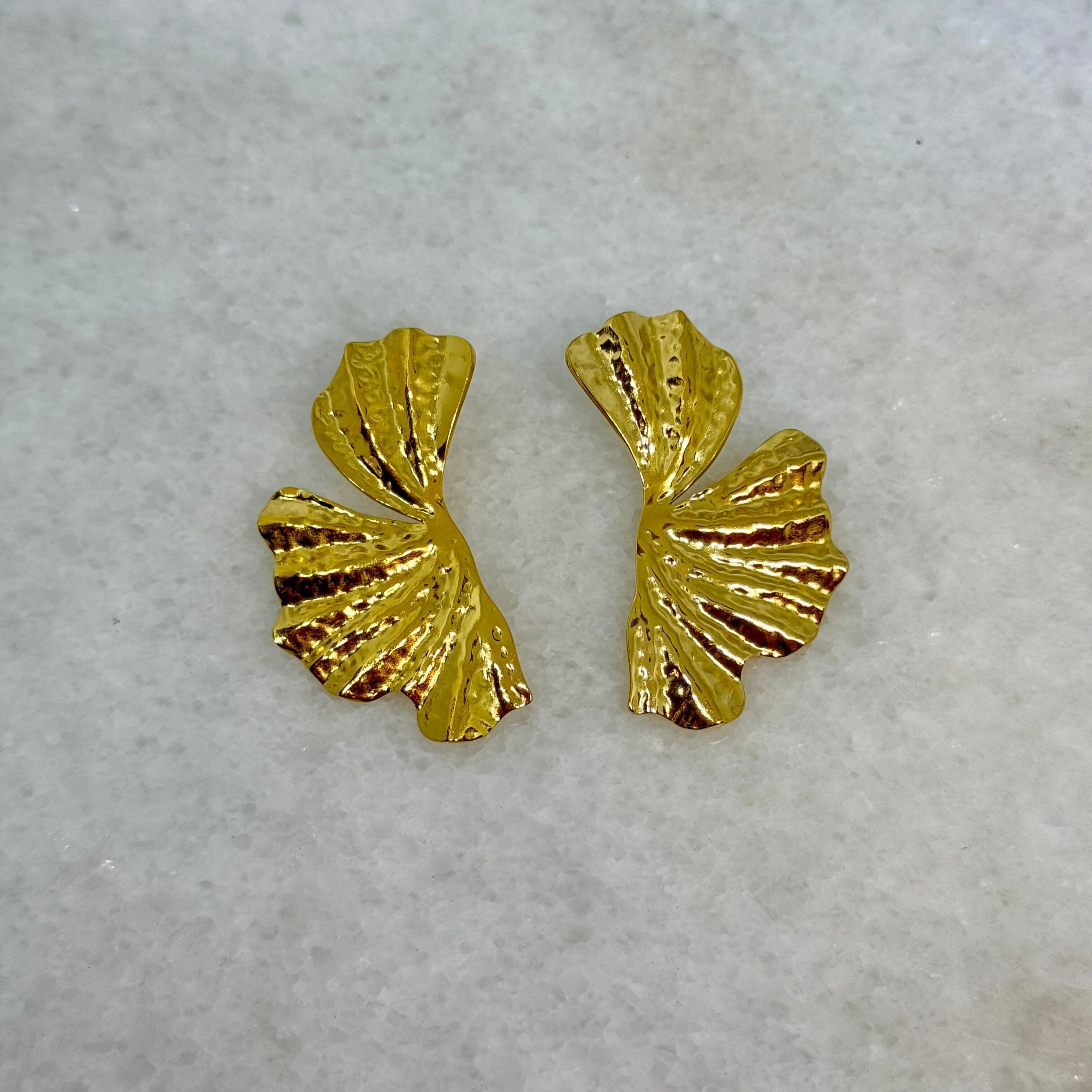 Orecchini di foglie di palma