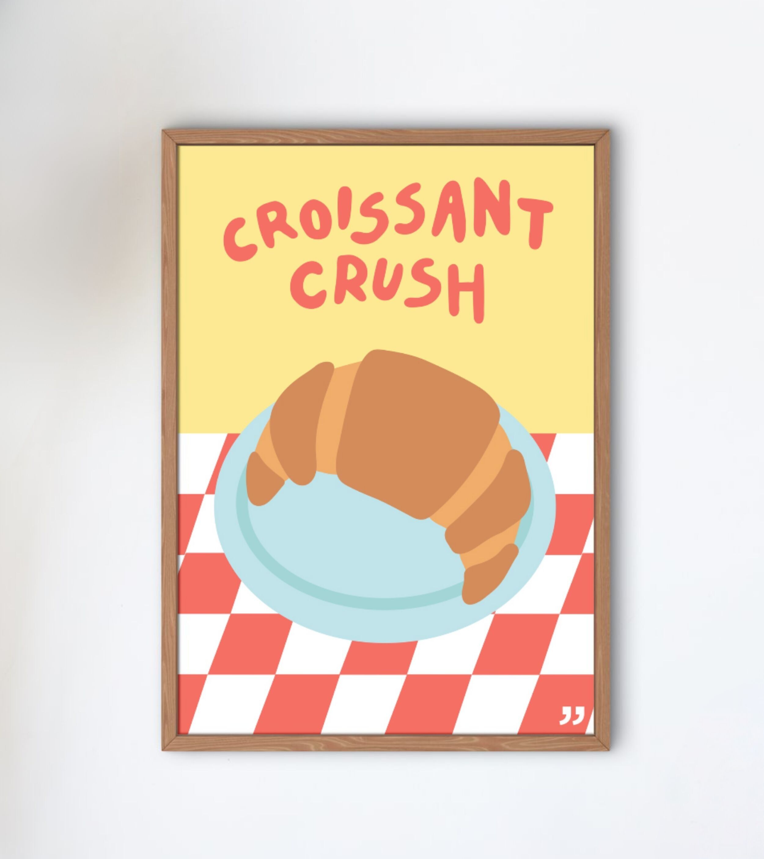 Croissant-Crush Poster