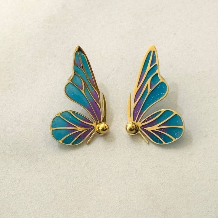 Schmetterlings-Ohrstecker