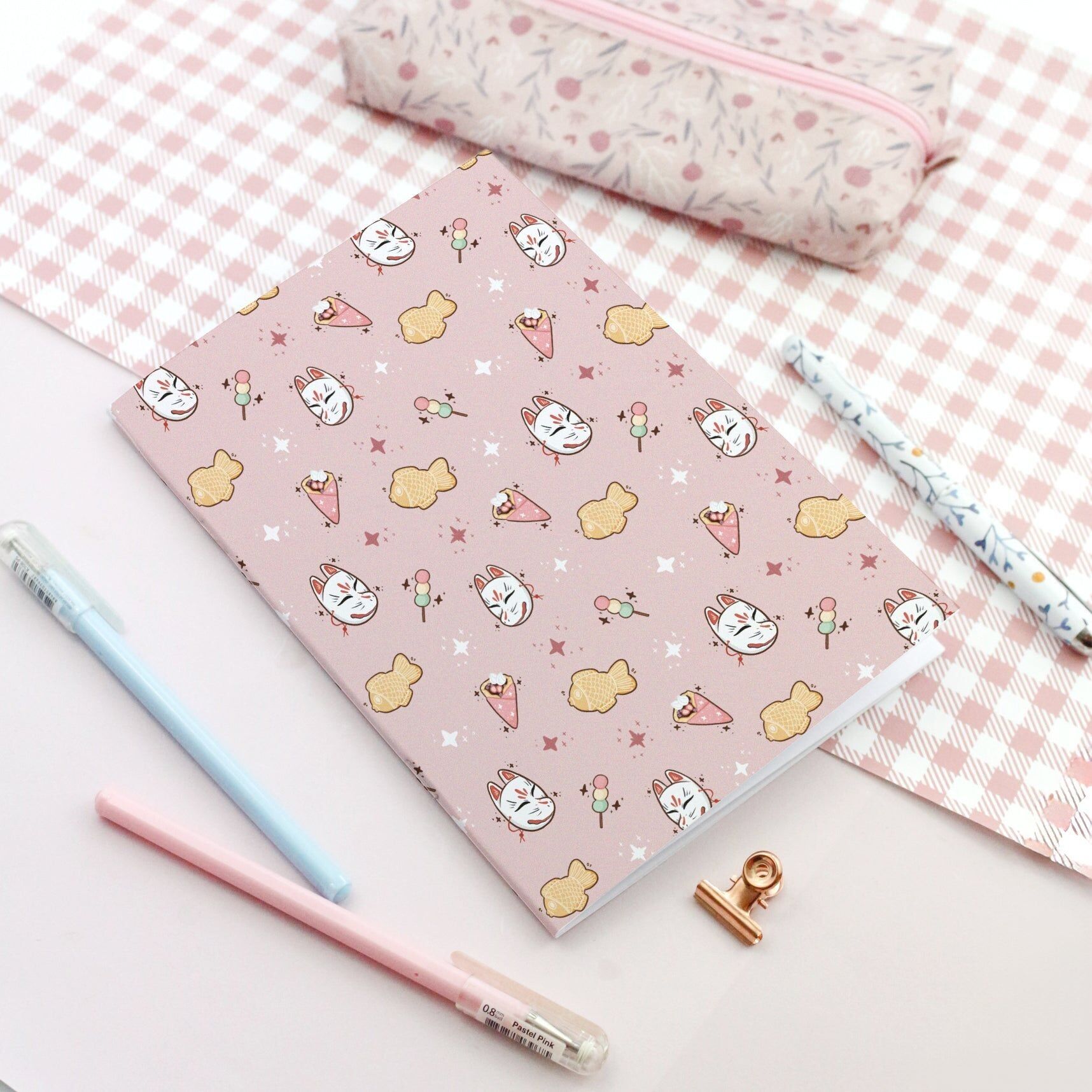 Japanisches Festival | Recyceltes Notizbuch | Japanisches Notizbuch