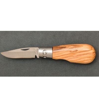 Couteau Bricoleur Pliant Multiusag Thiers e en Bois d’Olivier – 10 cm