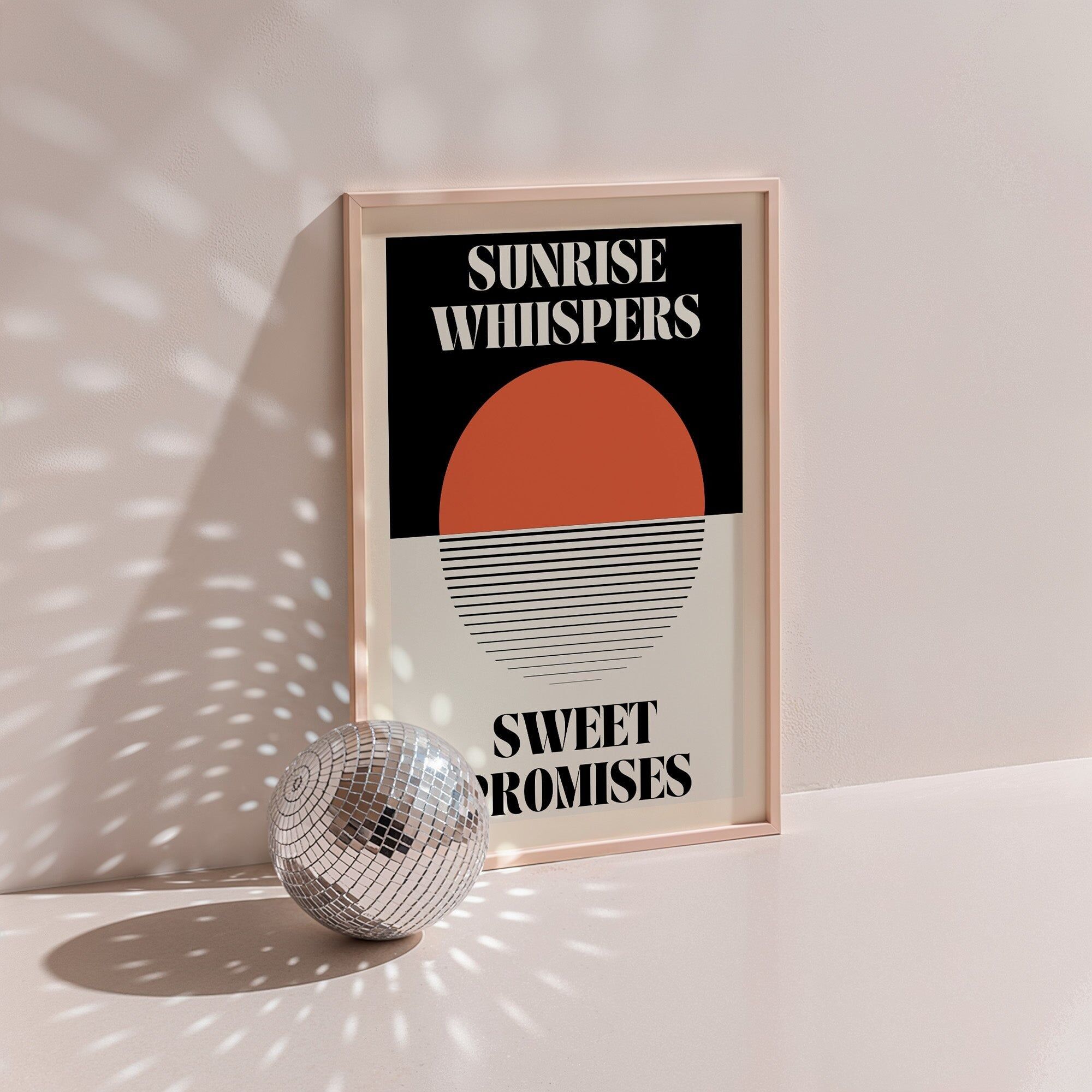 Sonnenaufgangsflüstern Poster