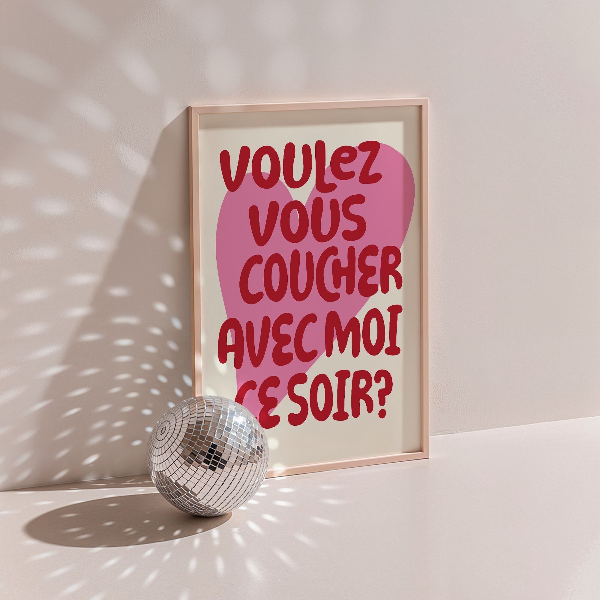 Willst du mit mir schlafen? Poster