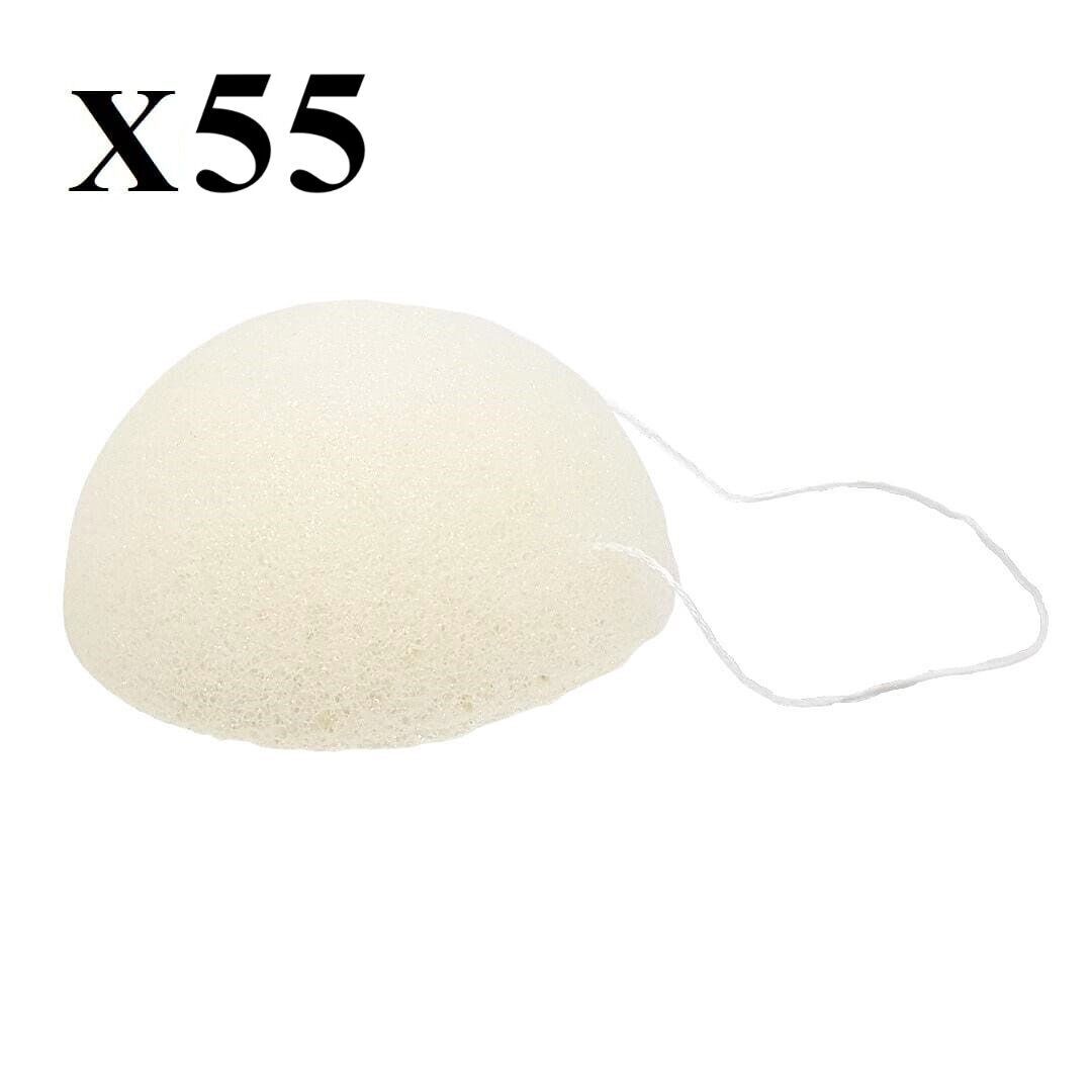 White Konjac Sponges (Sold in packs of 55)