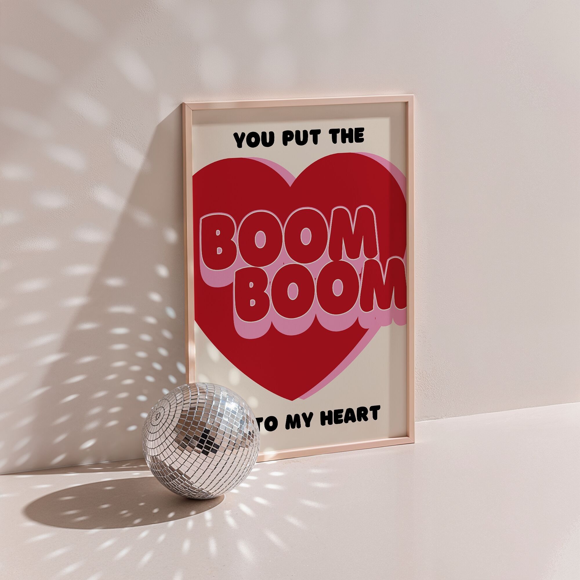 Boom Boom in mein Herz Poster