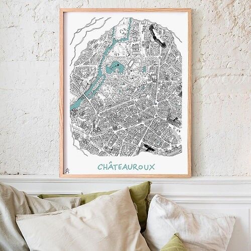 Karte von Châteauroux (20er-Set)