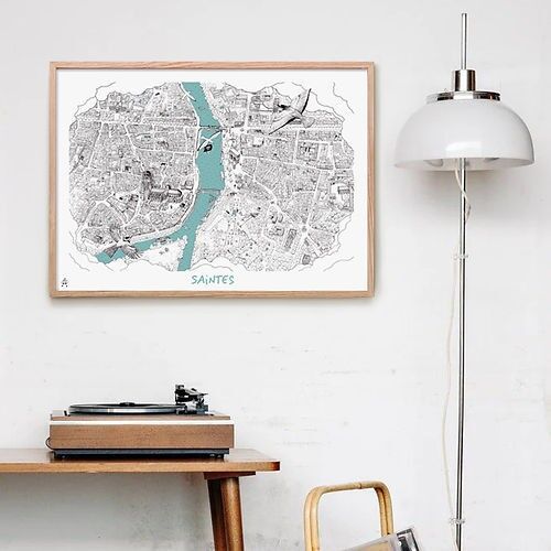 Mappa di Saintes (Set di 20)