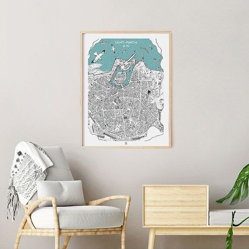 Mappa di Saint-Martin de Ré (Set di 30)