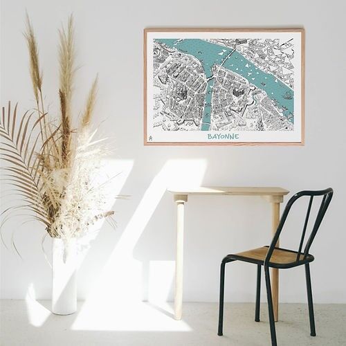 Karte von Bayonne (50er-Set)