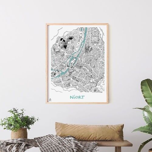 Karte von Niort (50er-Set)