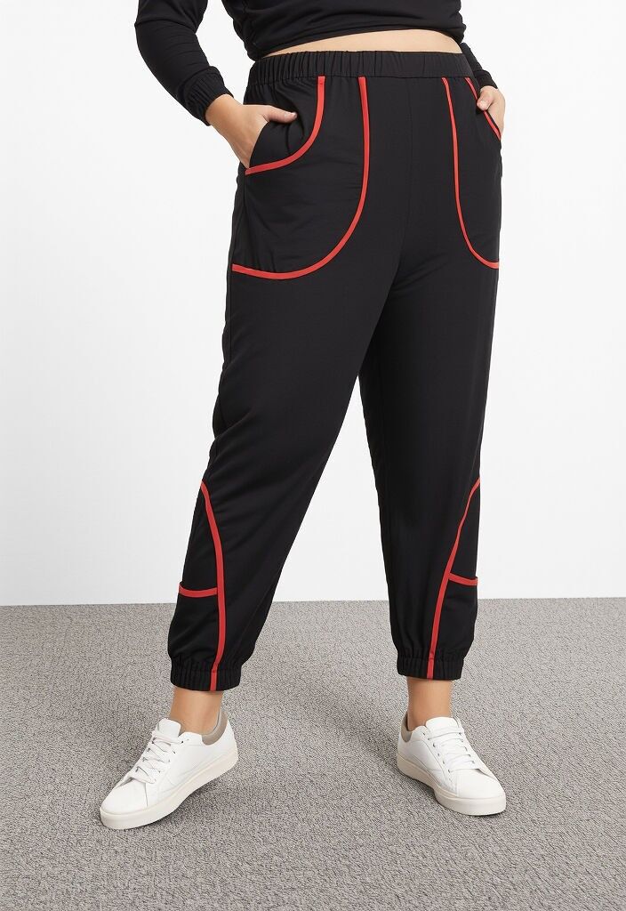 Orangefarbene Ripphose in Übergröße (B88)