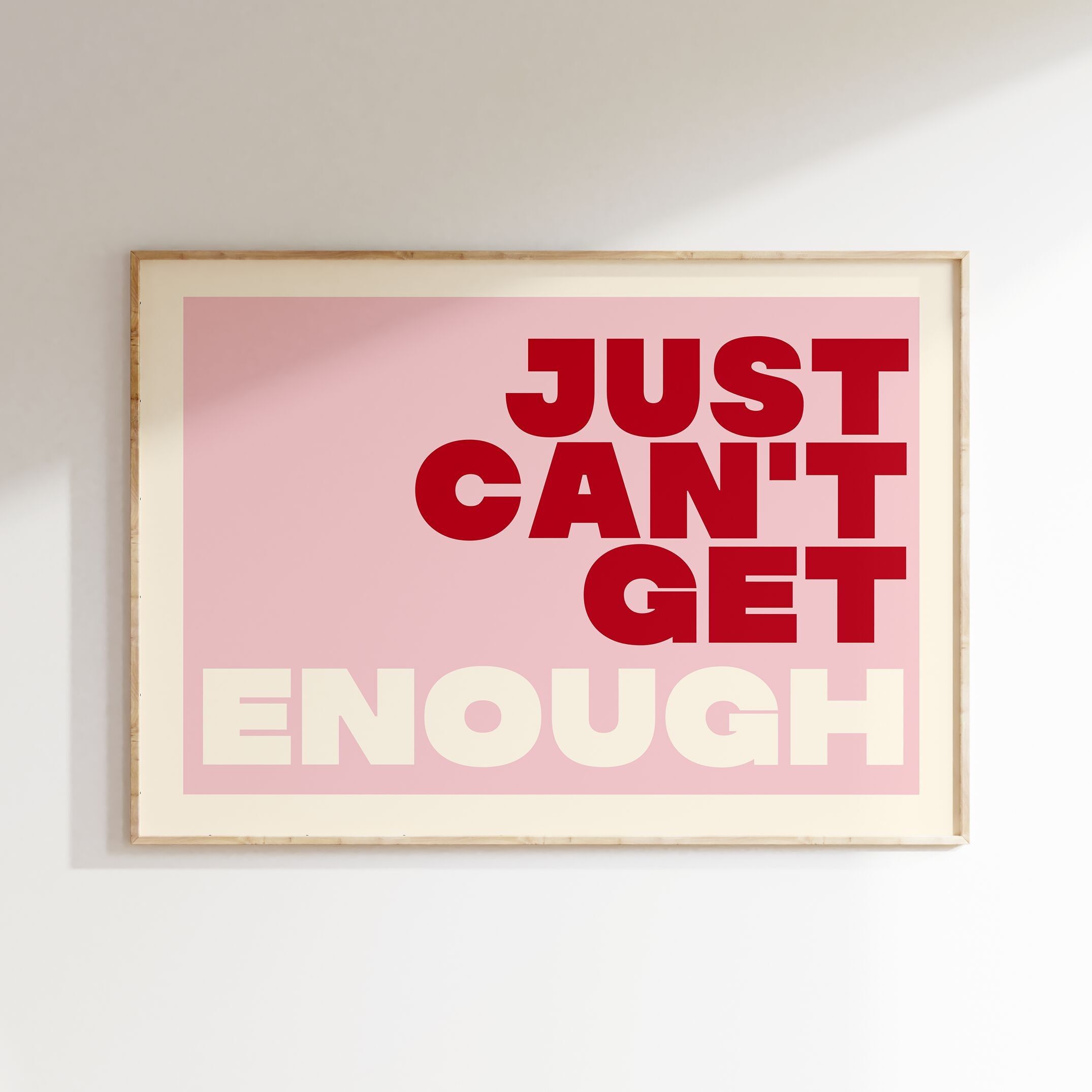 Poster "Non ne ho mai abbastanza"