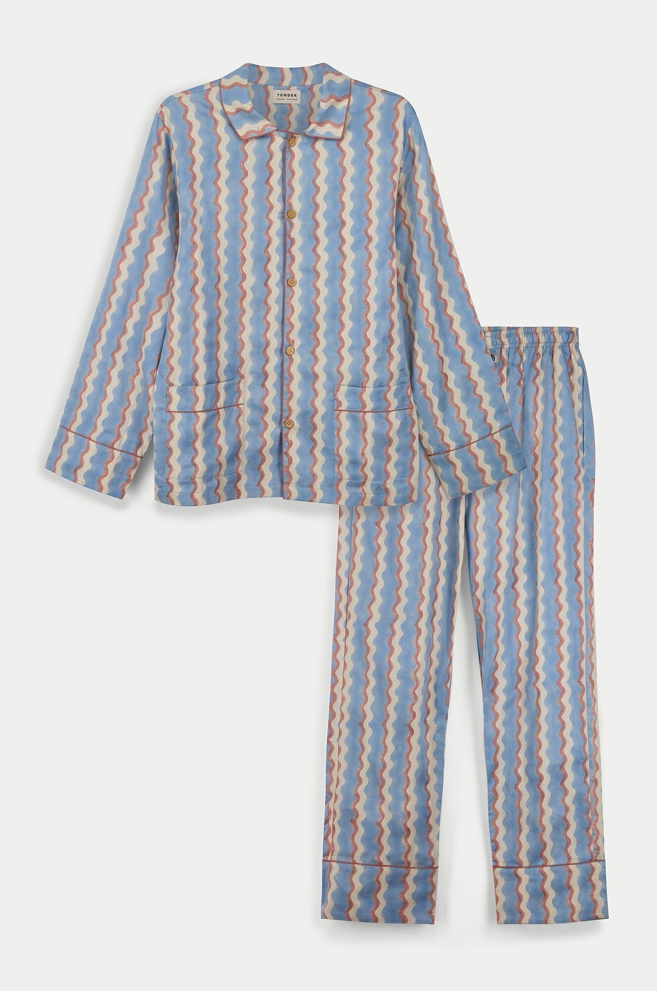 Herren Pyjama Set | Wiggle | Himmelblau