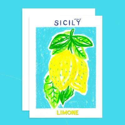 Limone - Greetings Card