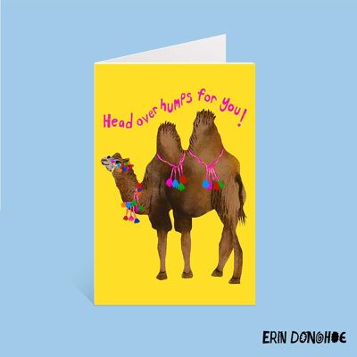Humps For You - Greetings Card