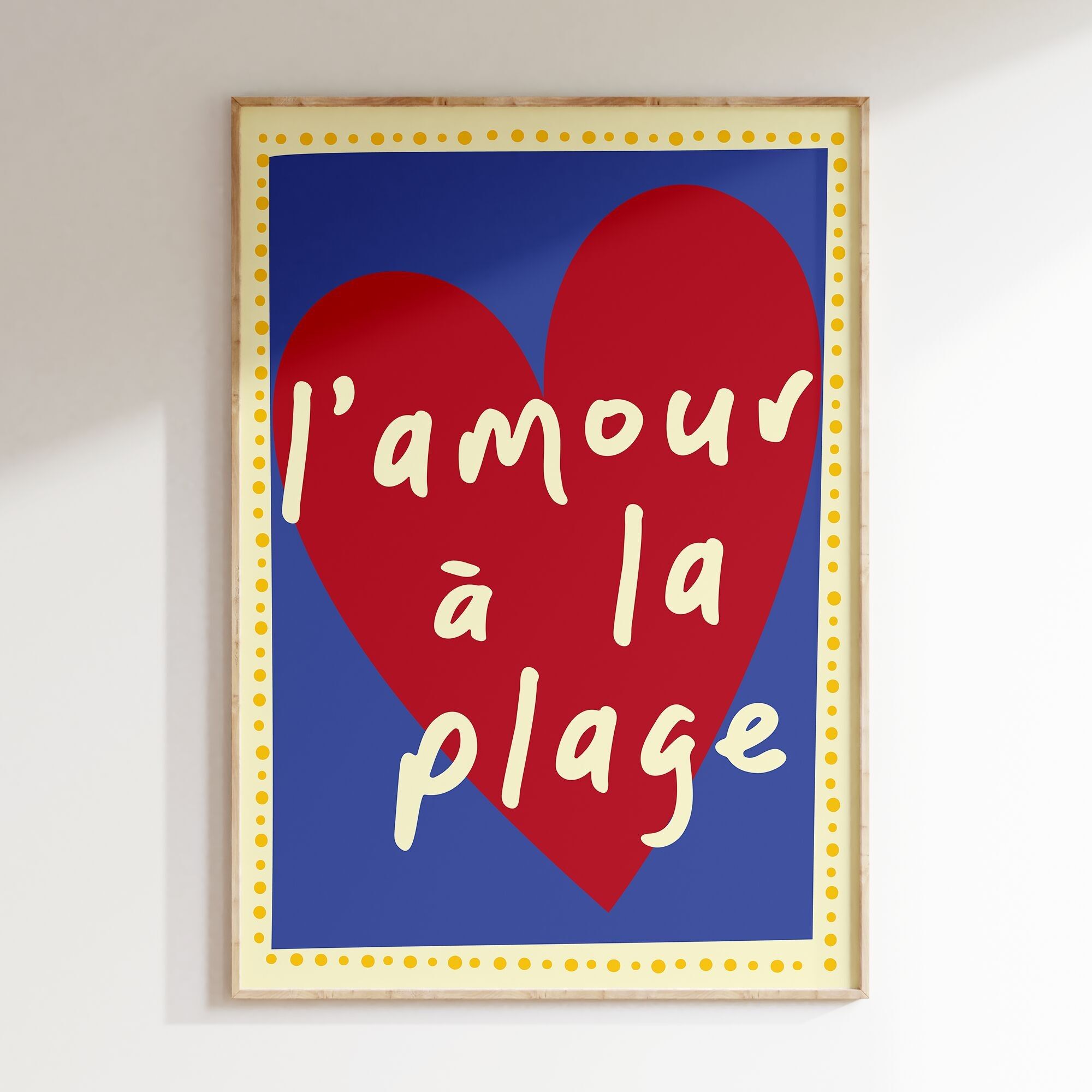 LIEBE AM STRAND Poster