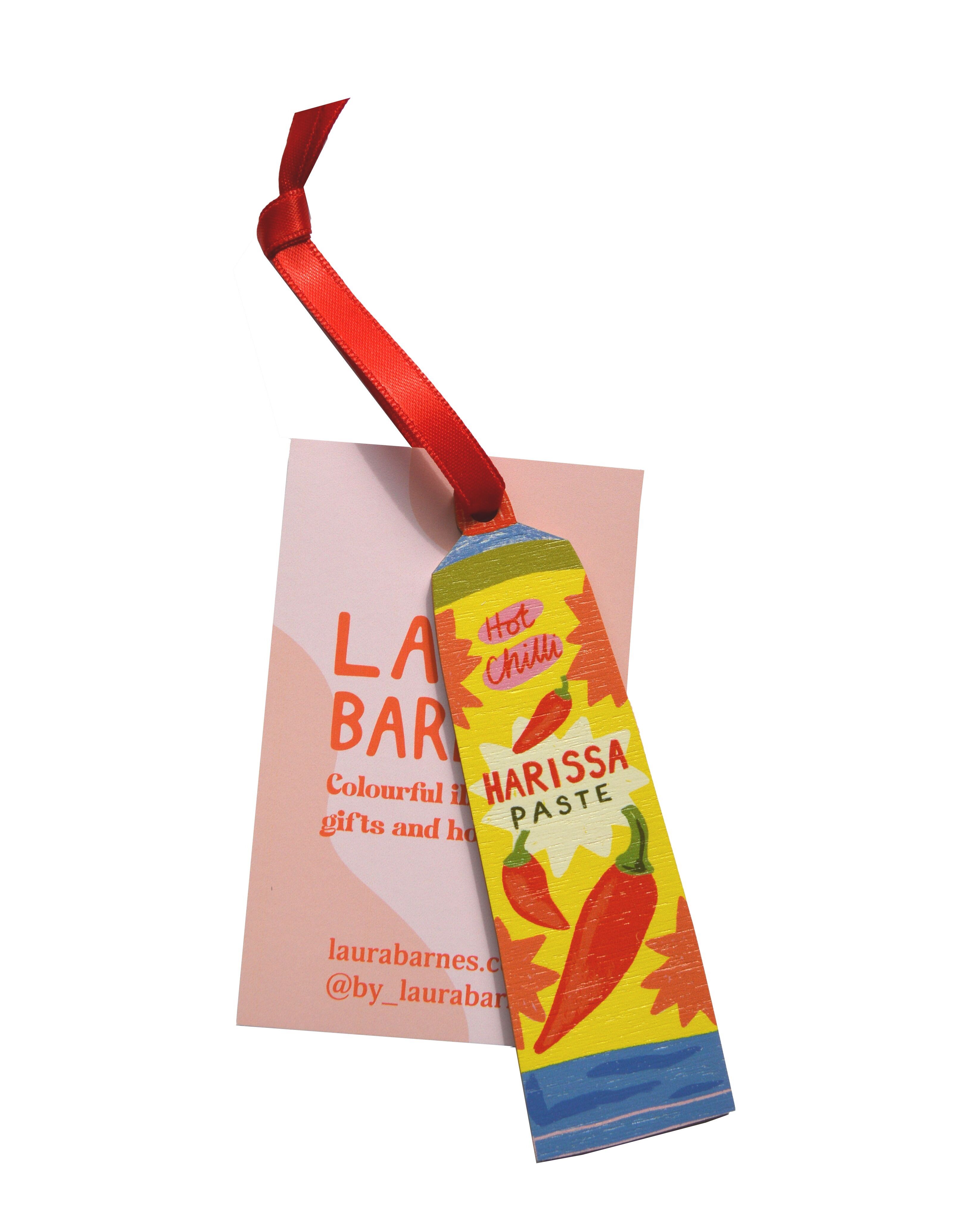 Dekoration aus Harissapaste