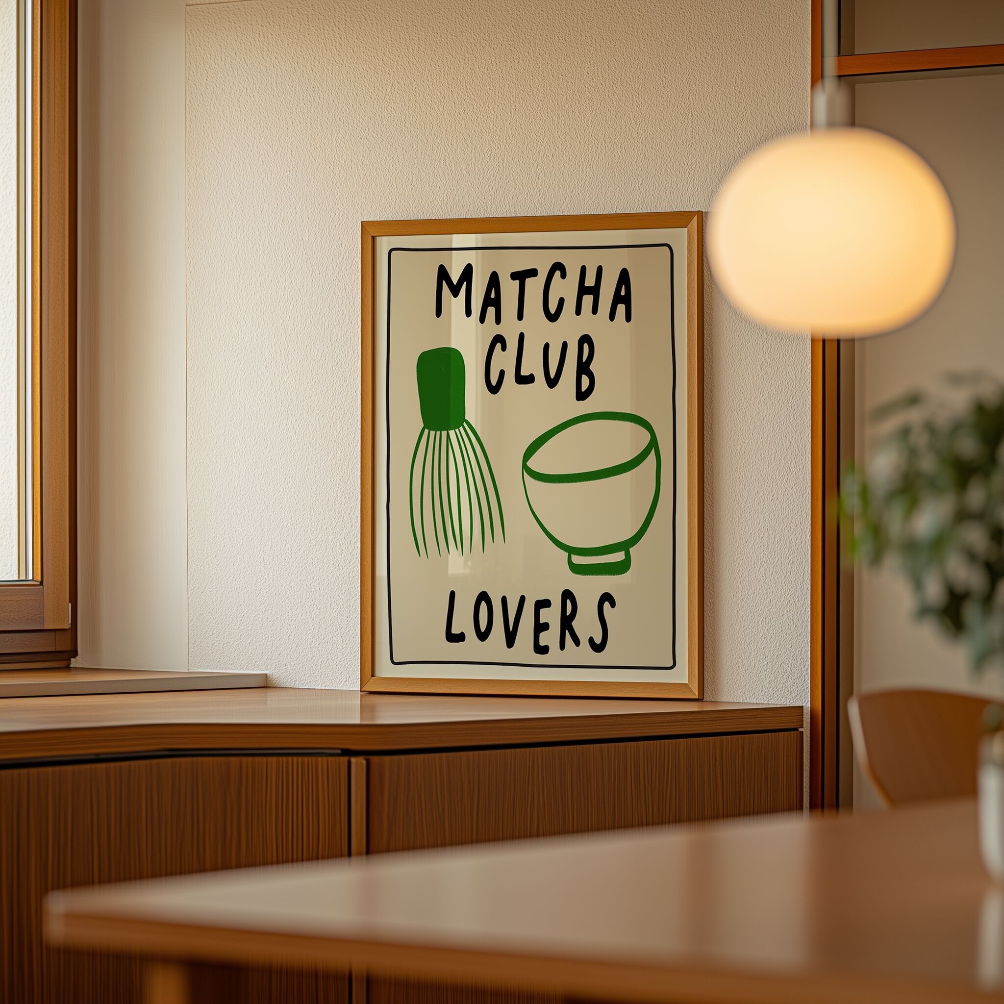 Matcha Club-Liebhaber Poster
