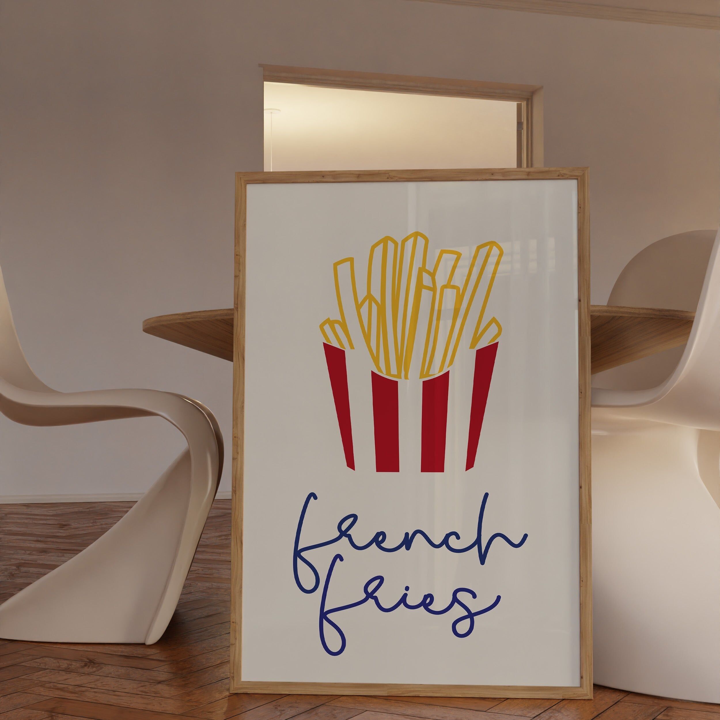 Pommes-Frites-Plakat