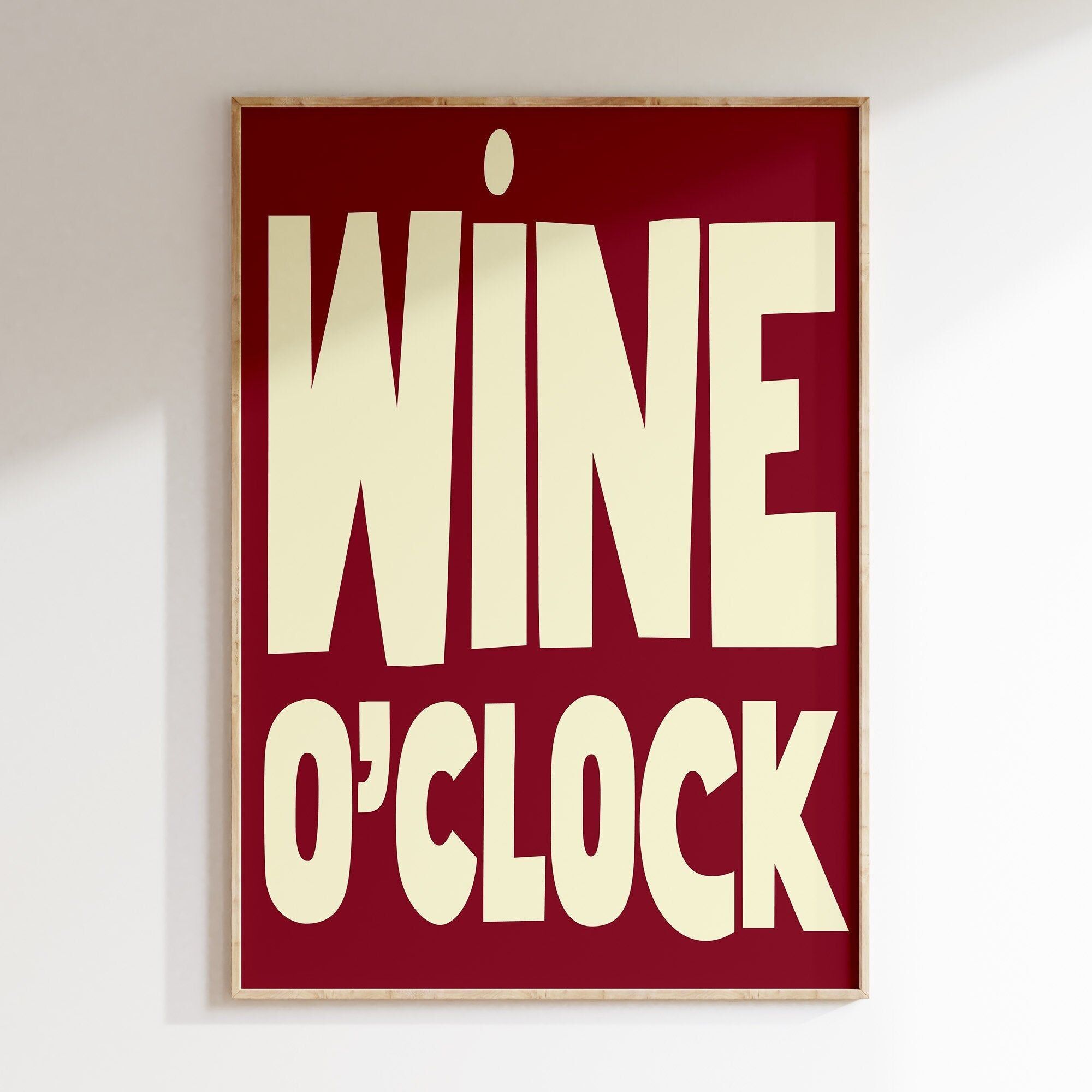 Affiche Wine o'clock