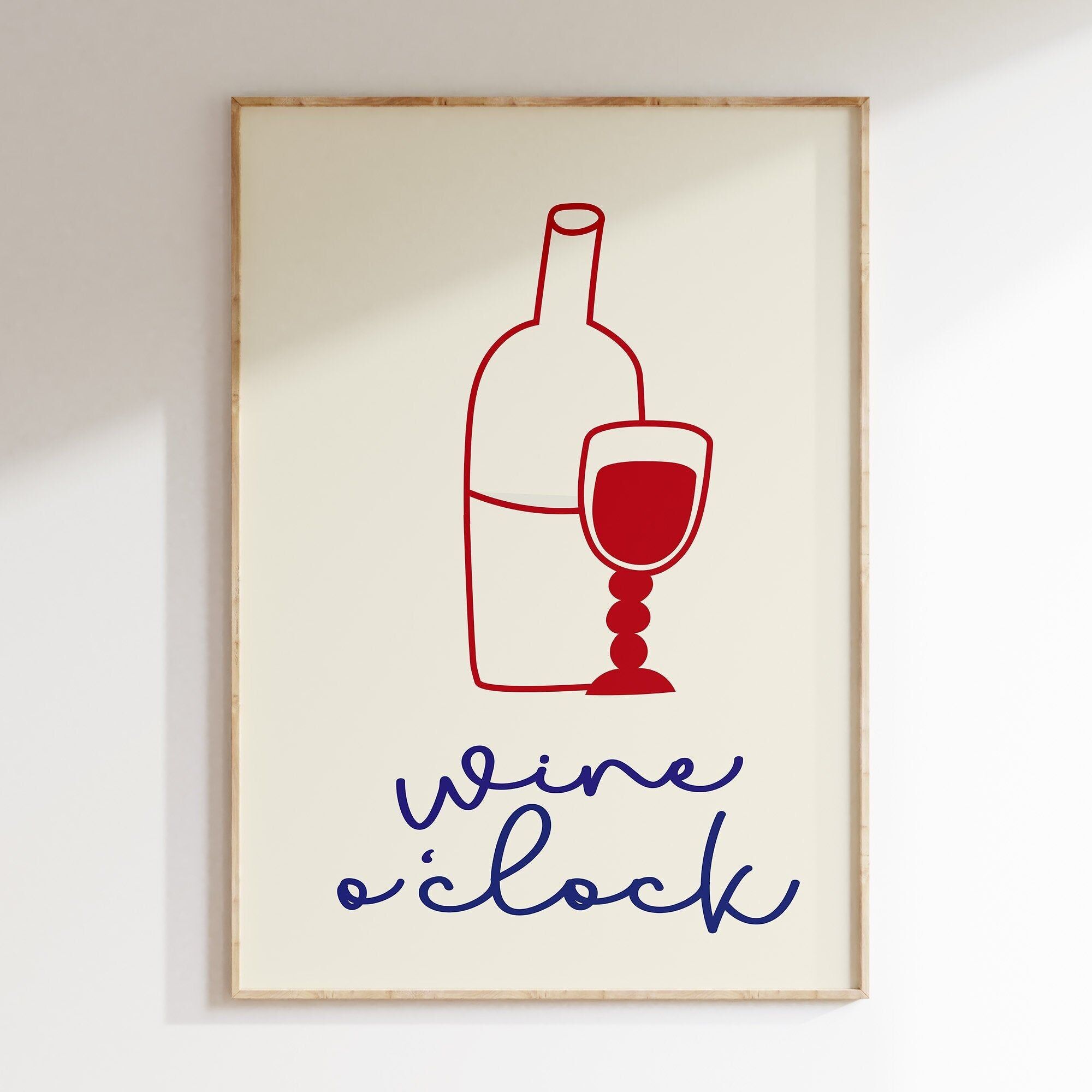 WINE O'CLOCK-Poster