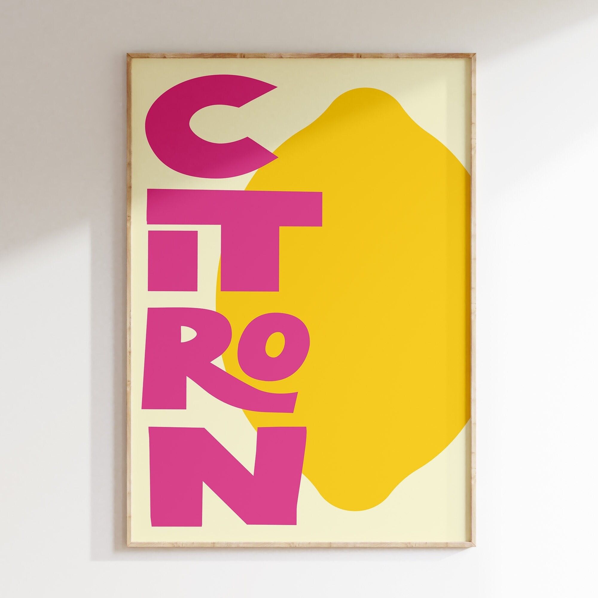 Affiche Citron