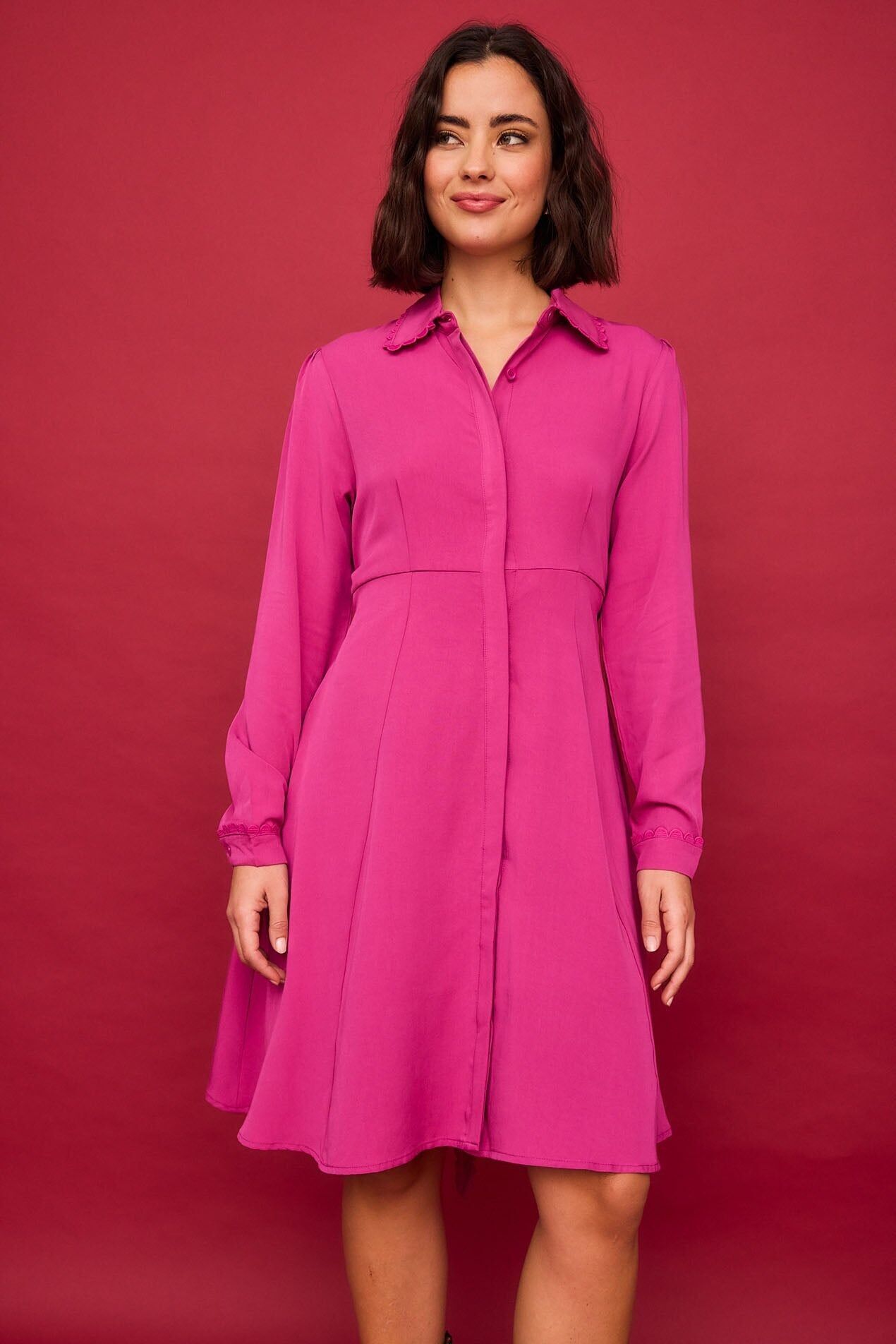 Abito corto fucsia Rio