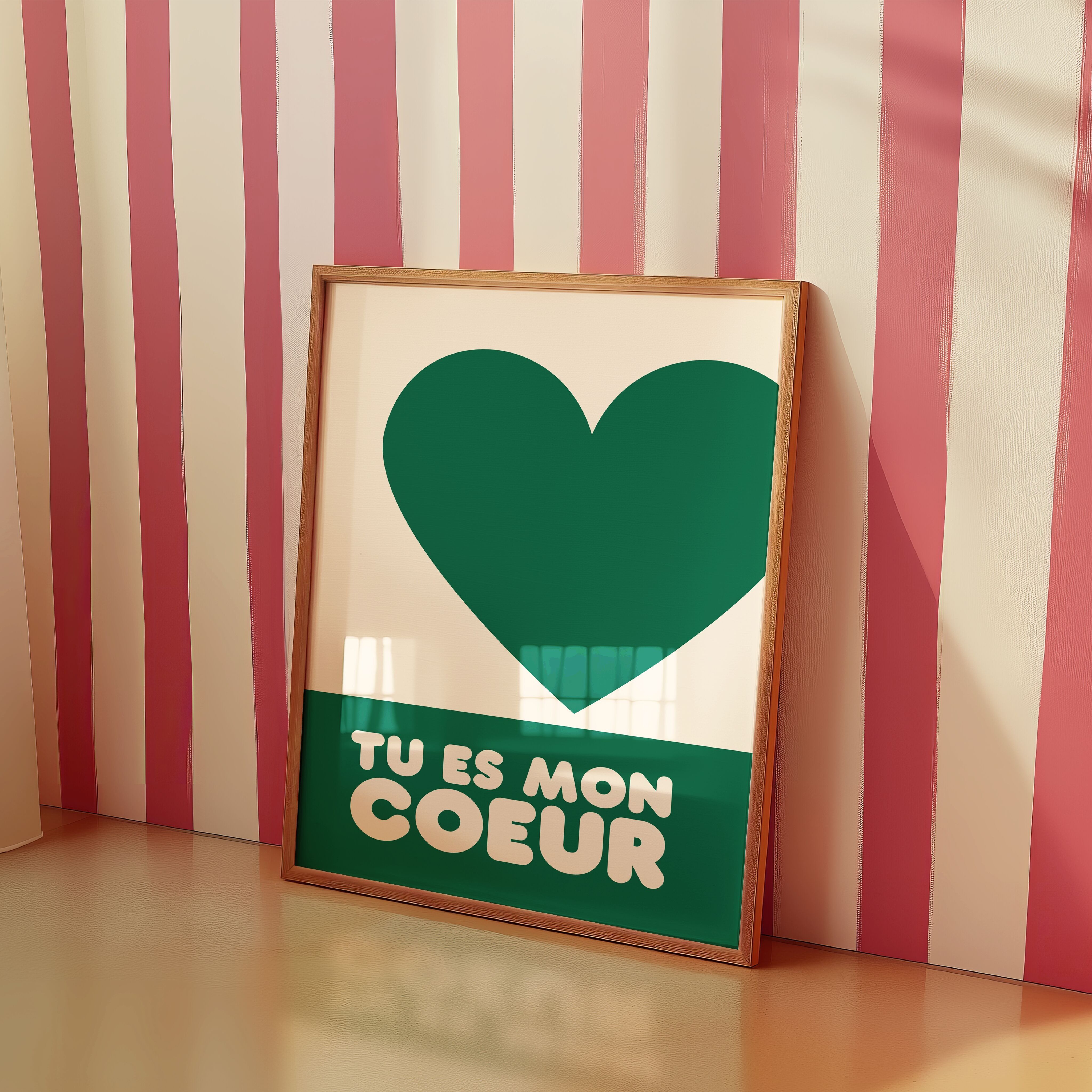 Affiche Tu es mon coeur