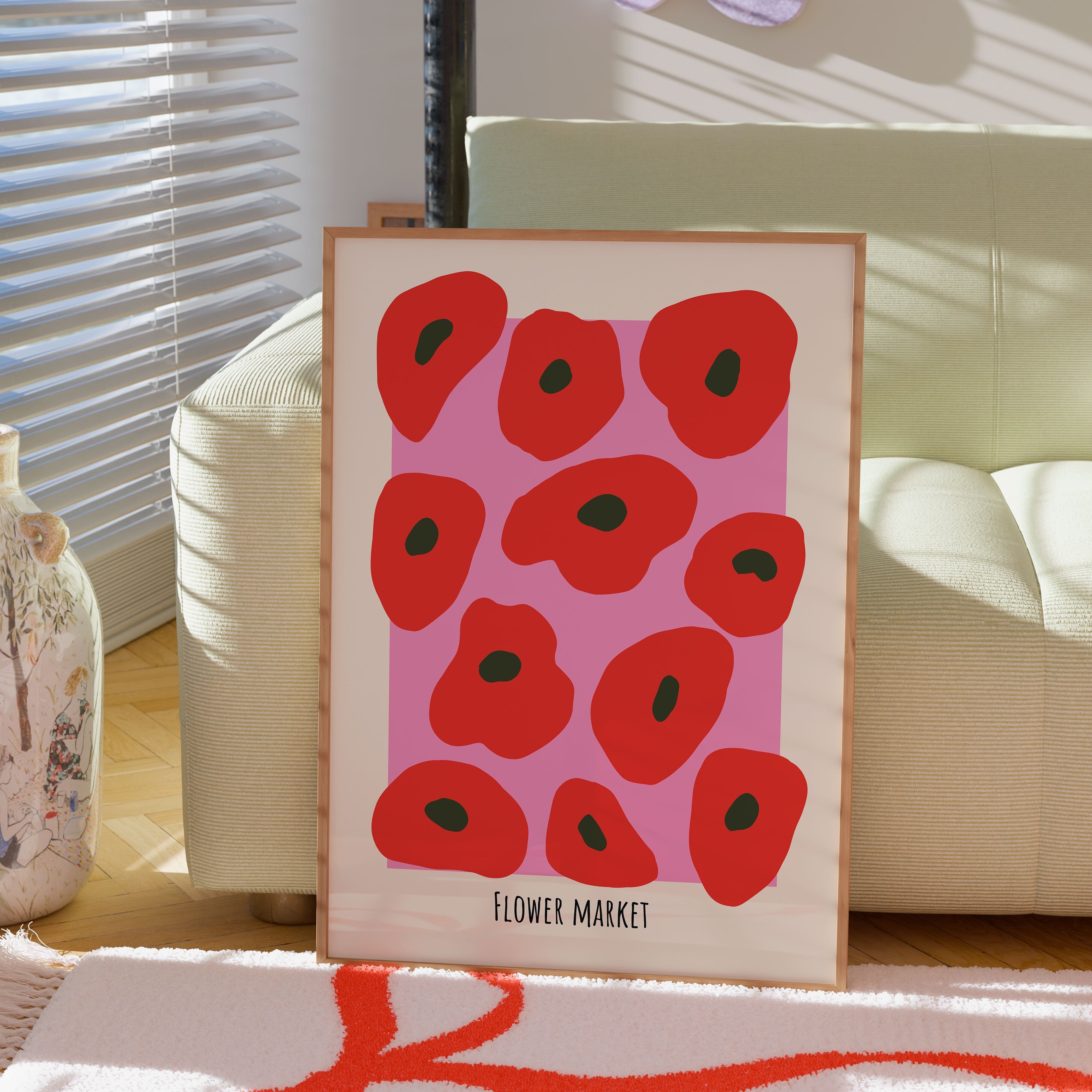 Affiche Flower Market