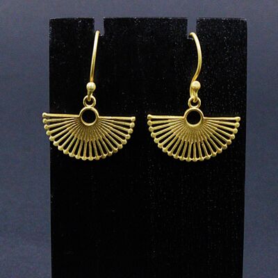 Orecchini di design placcati oro ROULETTE