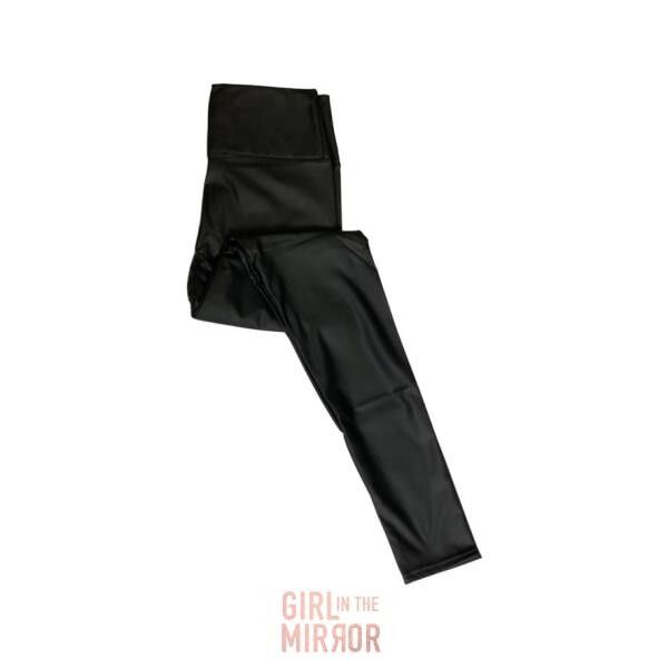 Jambières en PU noir