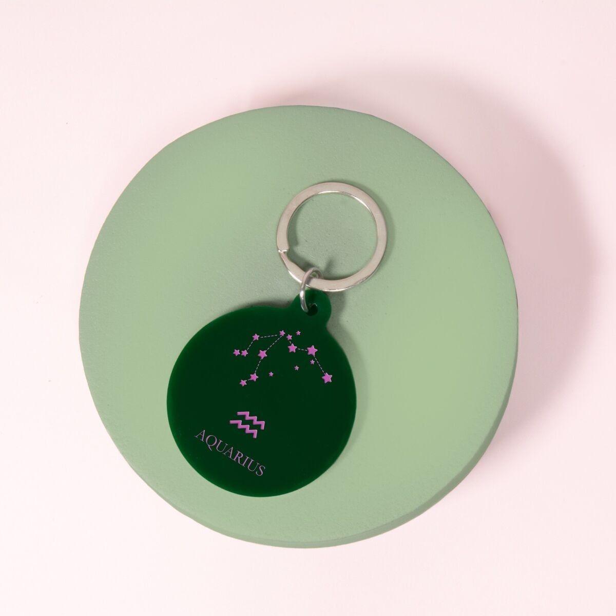 Wassermann Sternzeichen Illustration Schlüsselanhänger