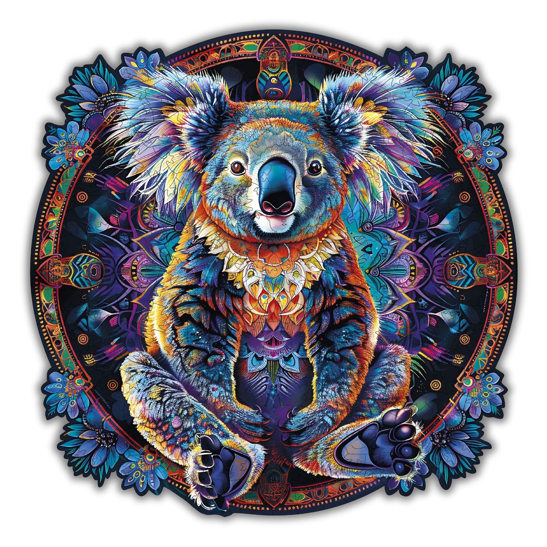 Koala Mandala Holzpuzzle CreatifWood Karton