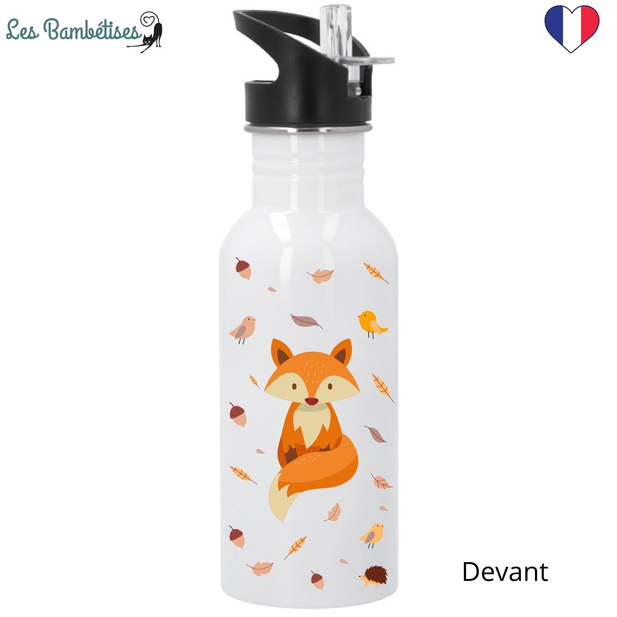 Children's Fox Spout Water Bottle