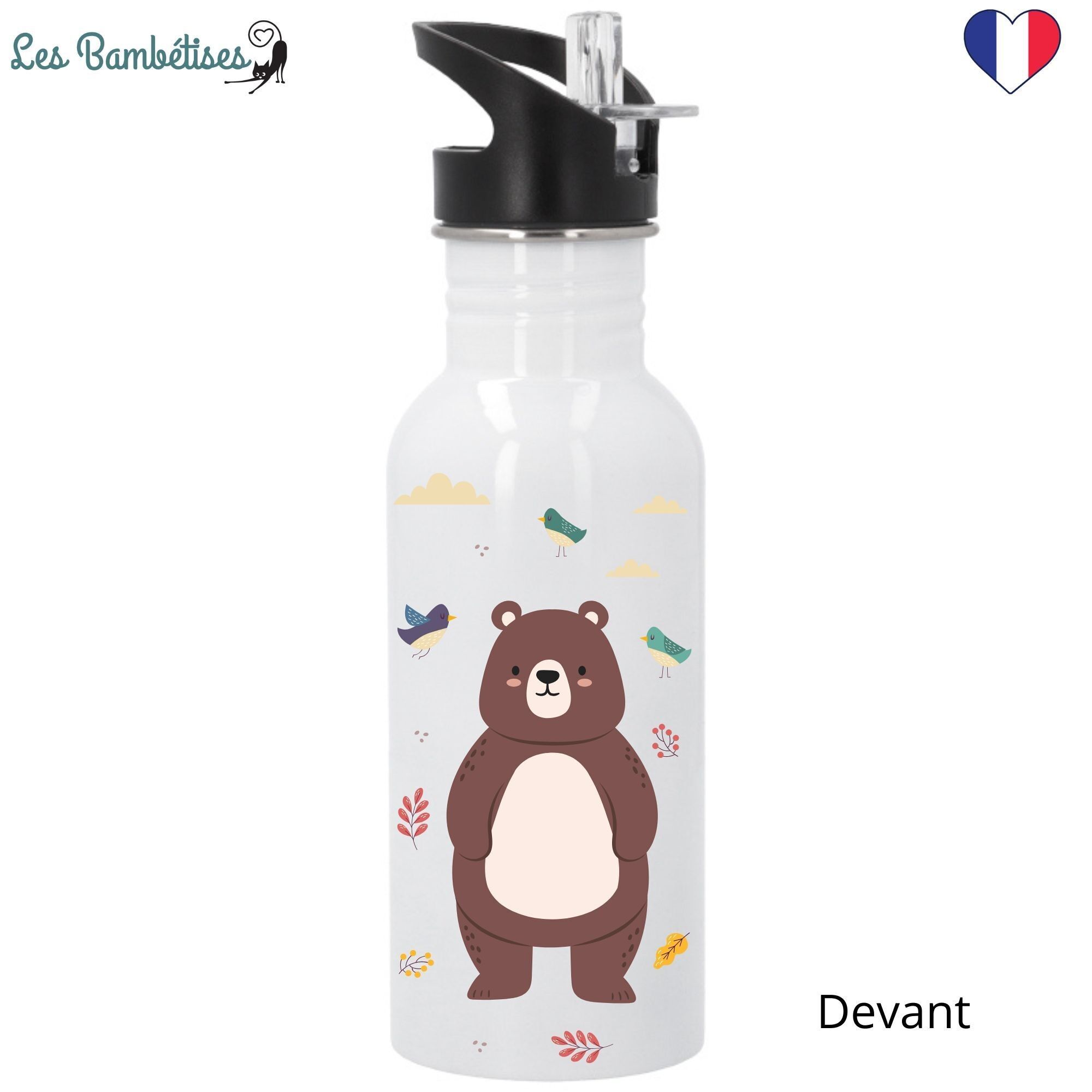 Children's Bear Spout Water Bottle