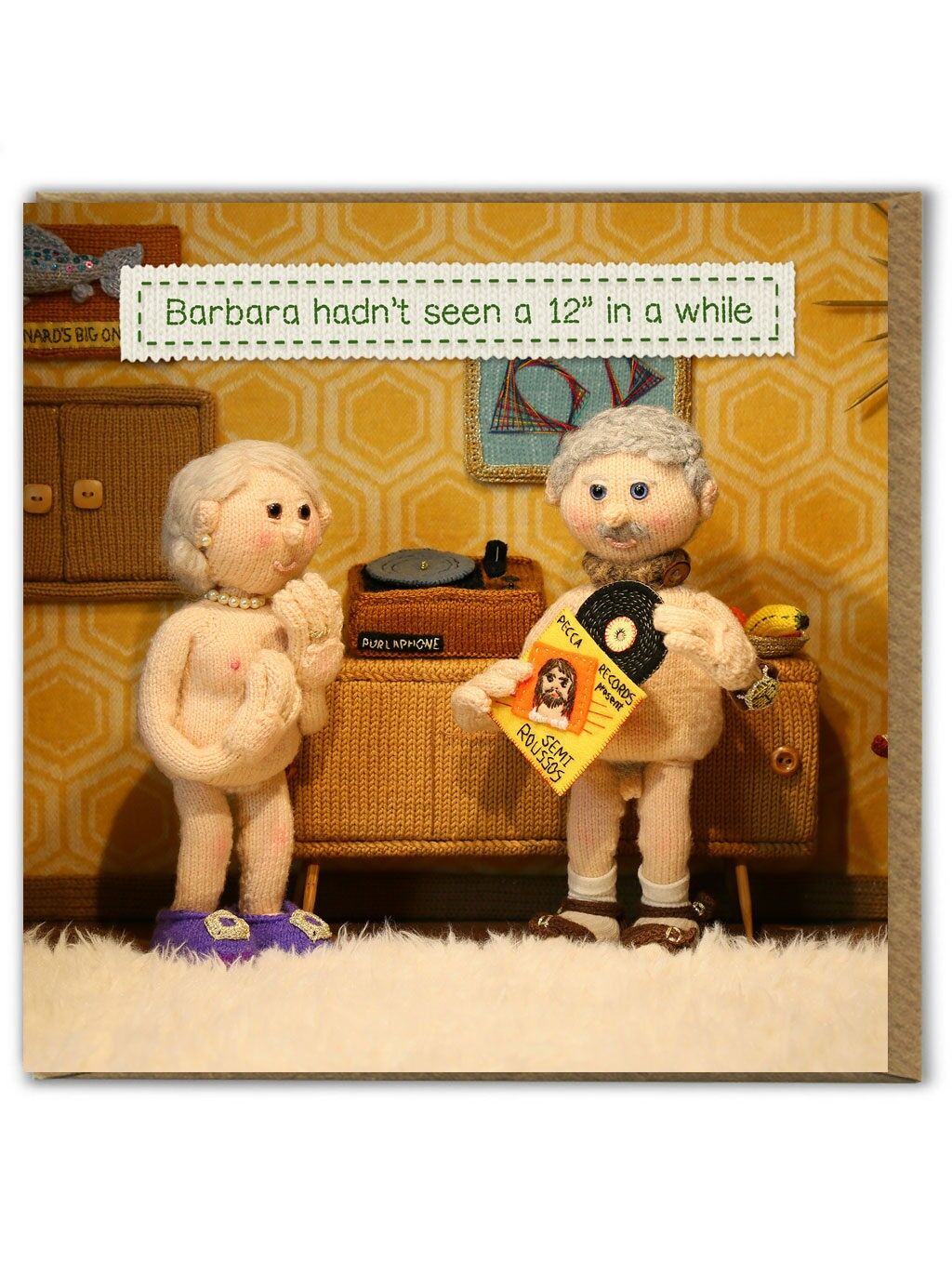 Divertente biglietto di auguri di compleanno - 12" di Nudinits