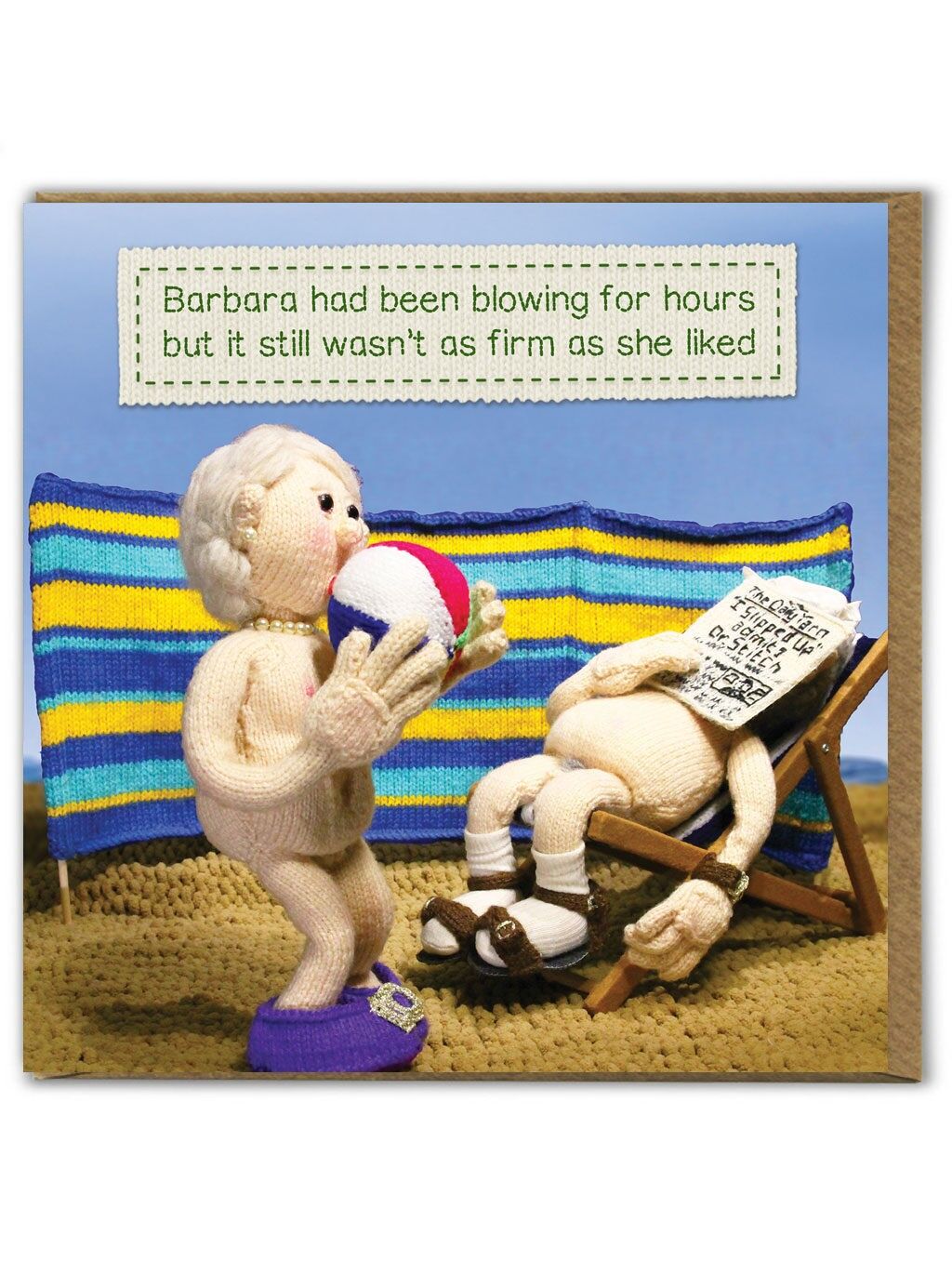 Divertente biglietto di auguri di compleanno - Soffiare per ore di Nudinits