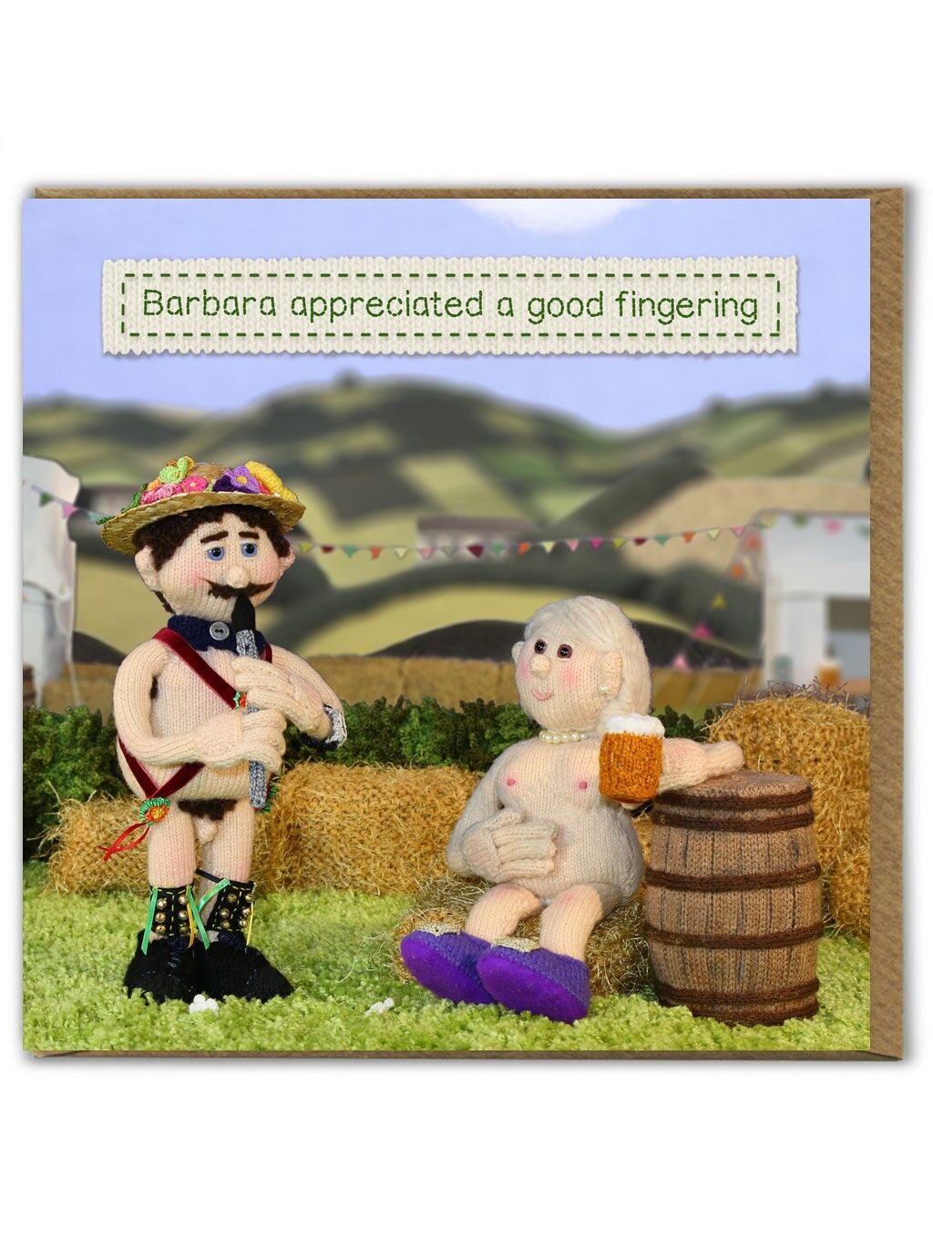 Divertente biglietto di auguri di compleanno - Un buon dito di Nudinits